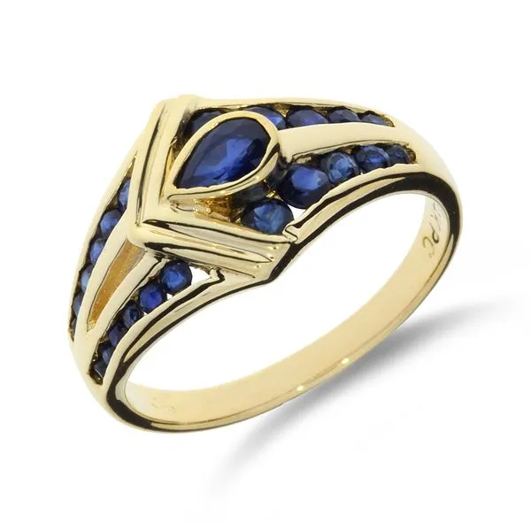 14k blue deals sapphire ring